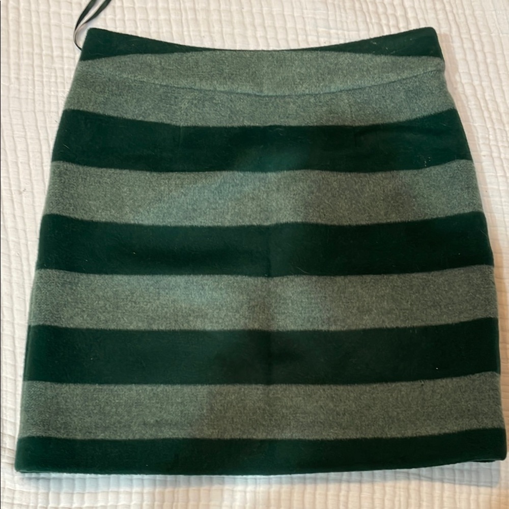 Kate Spade Stylish Green Striped Women's Skirt